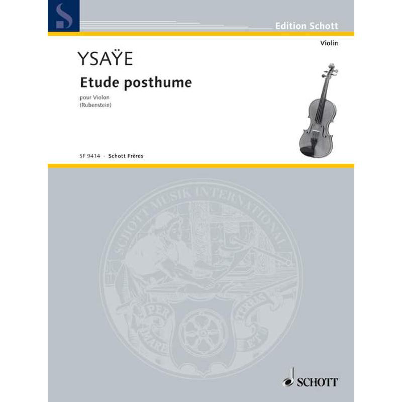 Titelbild für SF 9414 - ETUDE POSTHUME