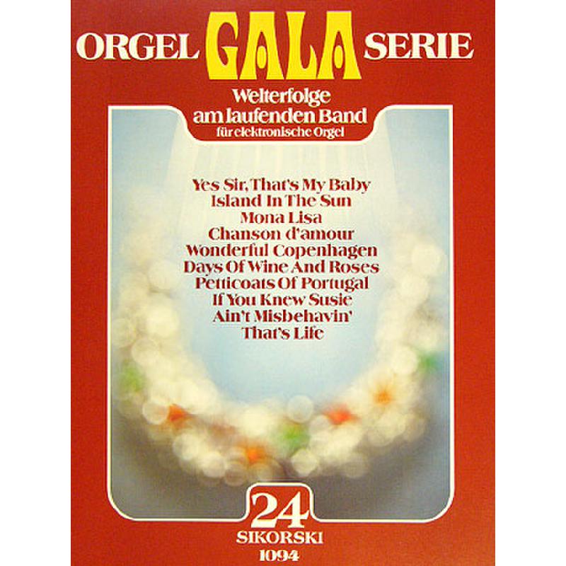 Titelbild für SIK 1094 - ORGEL GALA SERIE BD 24