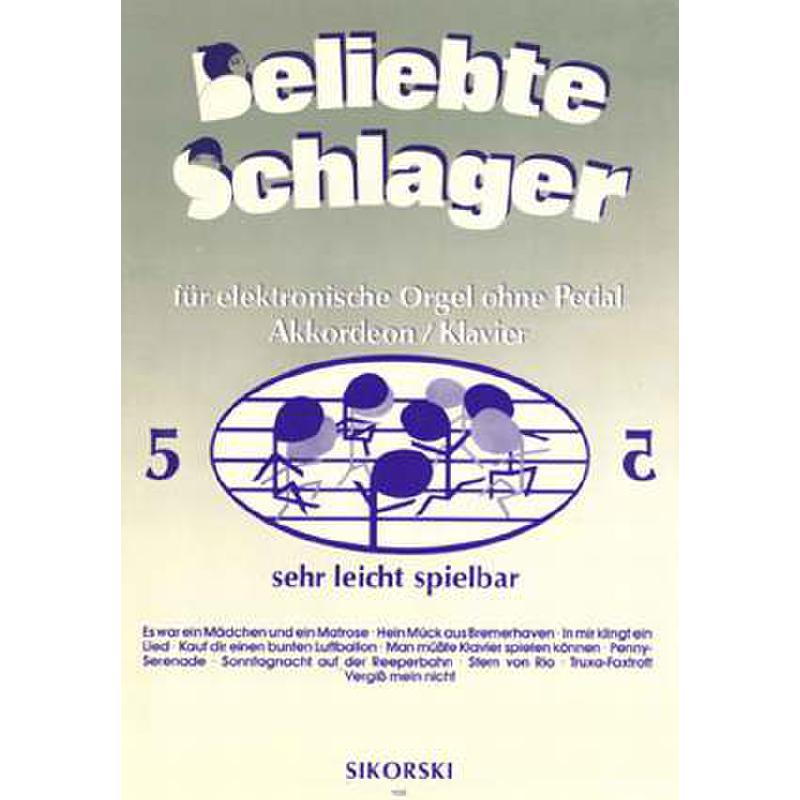 Titelbild für SIK 1105 - BELIEBTE SCHLAGER BD 5