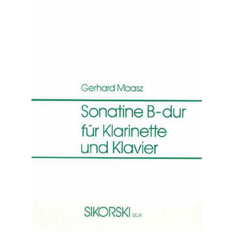 Titelbild für SIK 1204 - SONATINE B-DUR