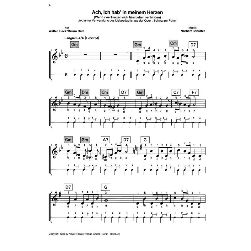 Notenbild für SIK 1223 - OPER + OPERETTE