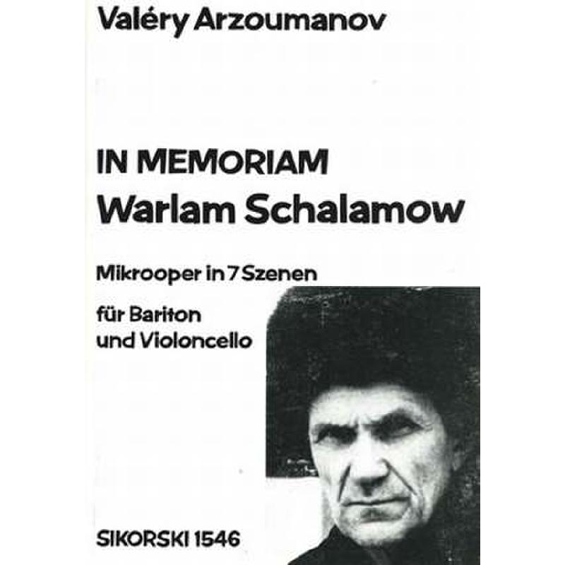 Titelbild für SIK 1546 - IN MEMORIAM WARLAM SCHALAMOW