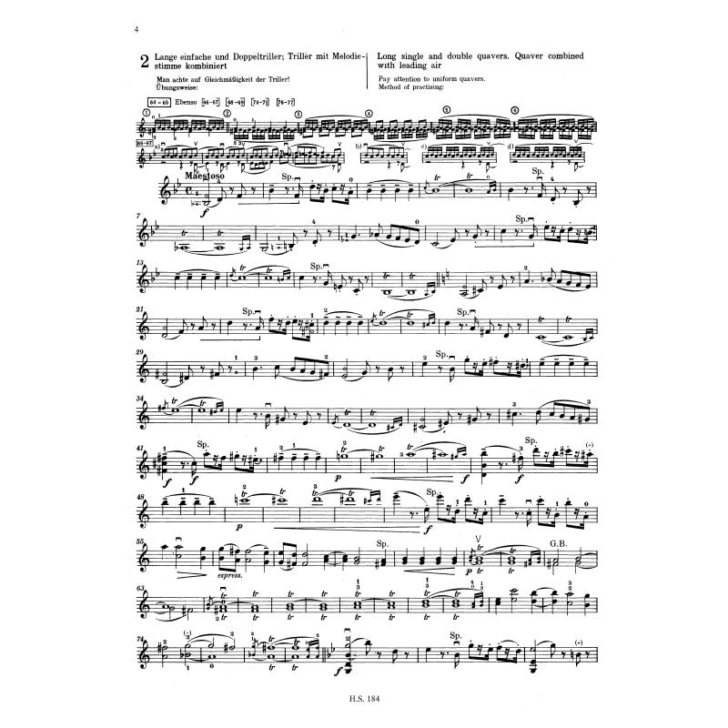 Notenbild für SIK 184 - 36 CAPRICEN