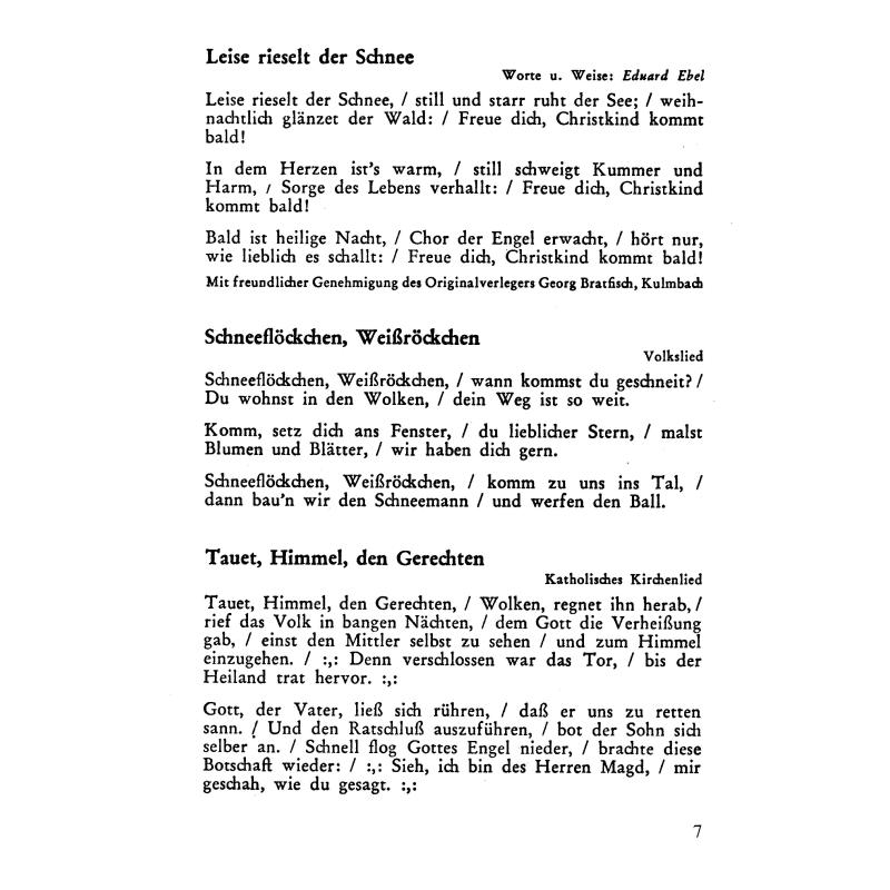 Notenbild für SIK 217 - UNSERE WEIHNACHTSLIEDER