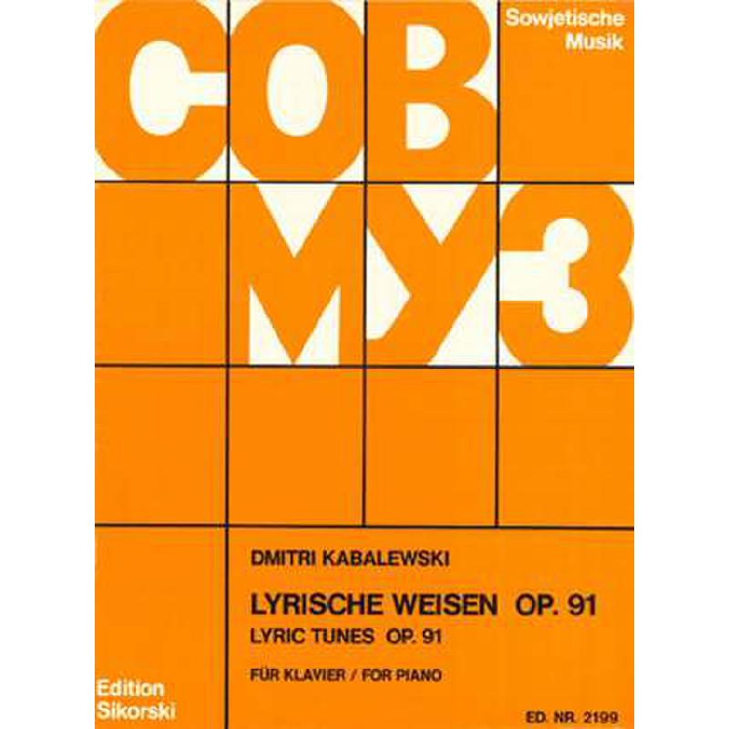 Titelbild für SIK 2199 - LYRISCHE WEISEN OP 91