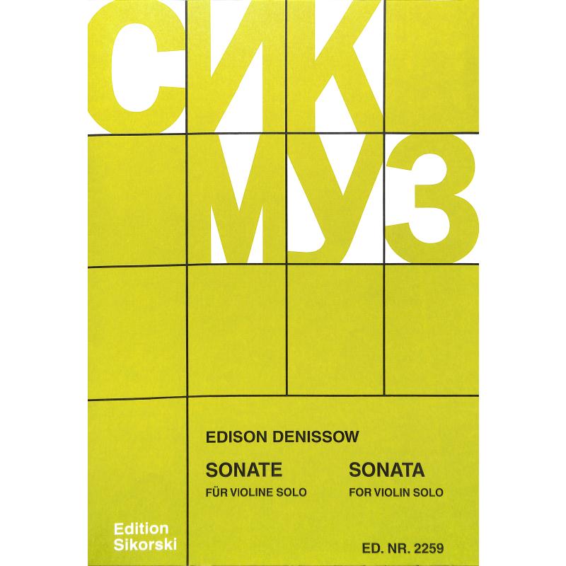 Titelbild für SIK 2259 - SONATE