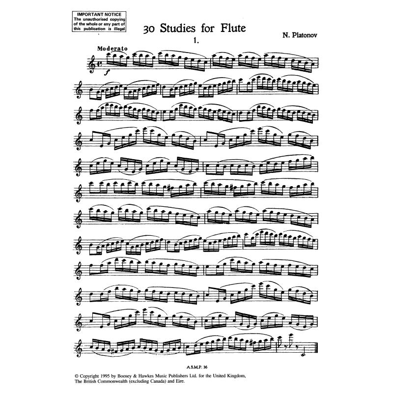 Titelbild für SIK 6281 - 30 ETUEDEN (STUDIES)