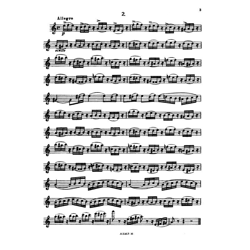 Notenbild für SIK 6281 - 30 ETUEDEN (STUDIES)