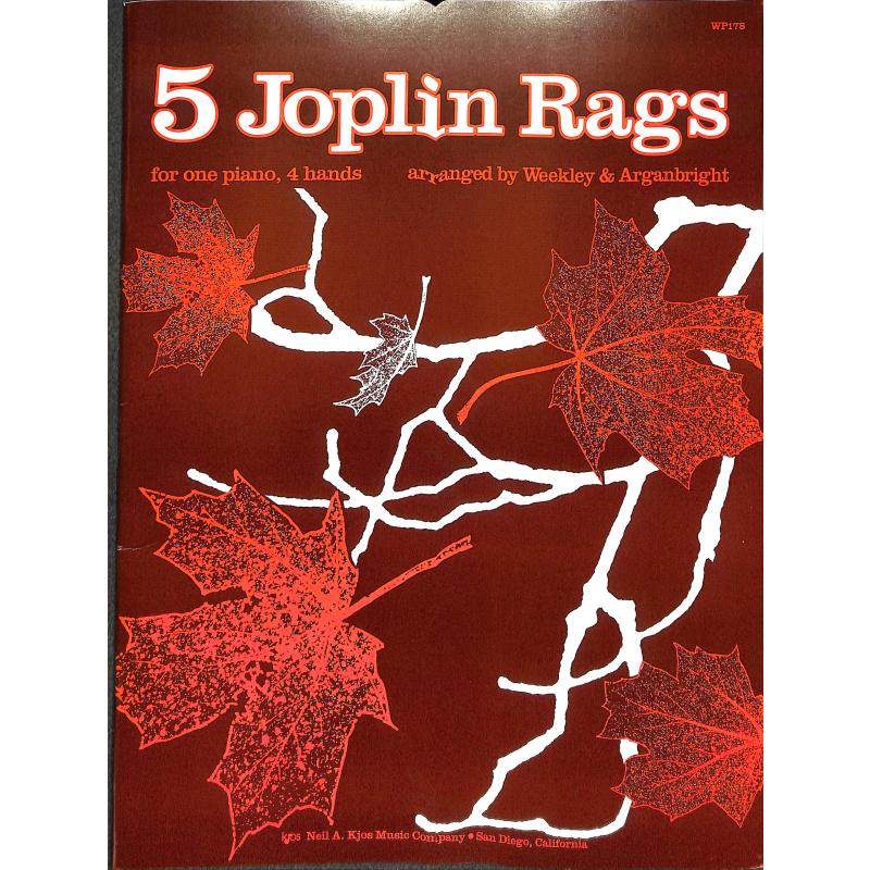 Titelbild für KJOS -WP178 - 5 JOPLIN RAGS