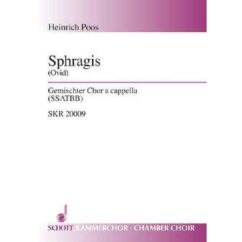 Titelbild für SKR 20009 - SPHRAGIS (OVID)
