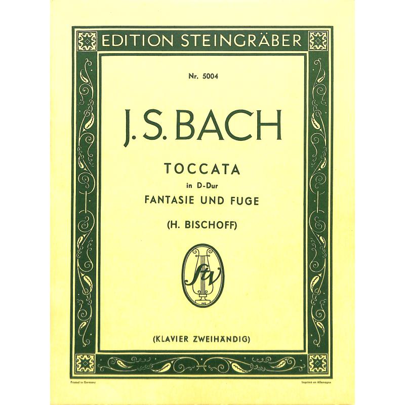 Titelbild für STEIN 5004 - TOCCATA D-DUR BWV 565 (FANTASIE + FUGE)