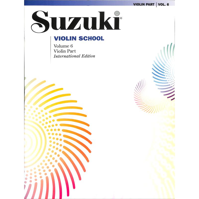 Titelbild für SBM 0154S - Violin school 6 - revised edition