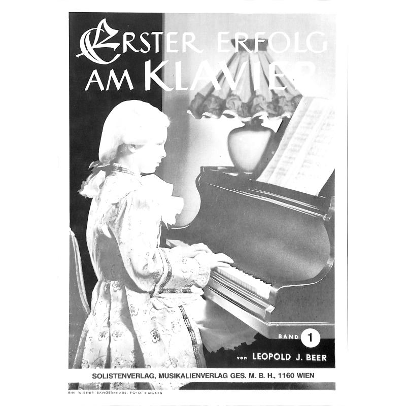 Titelbild für WEINB 382-18 - ERSTER ERFOLG AM KLAVIER 1