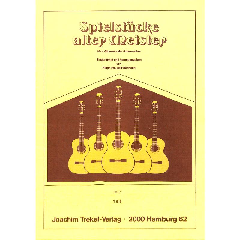Titelbild für TREKEL -T516 - Spielstücke alter Meister 1