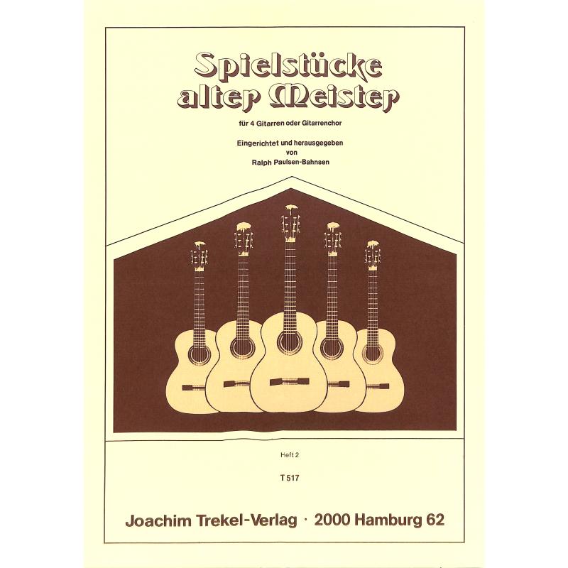Titelbild für TREKEL -T517 - Spielstücke alter Meister 2