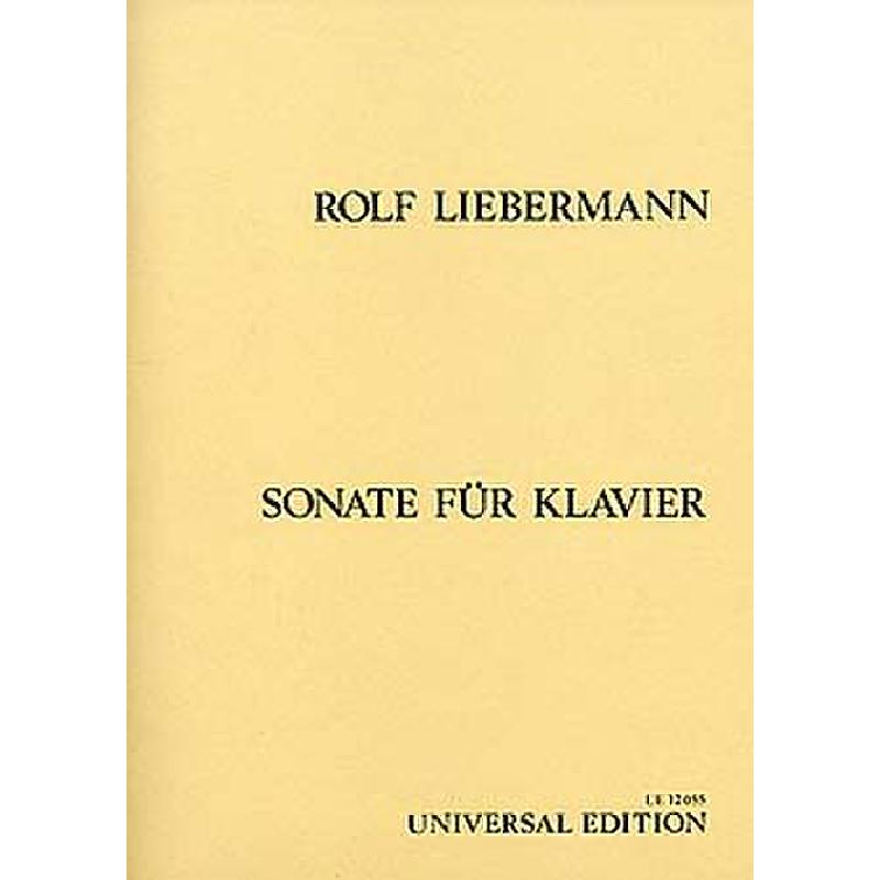 Titelbild für UE 12055 - SONATE