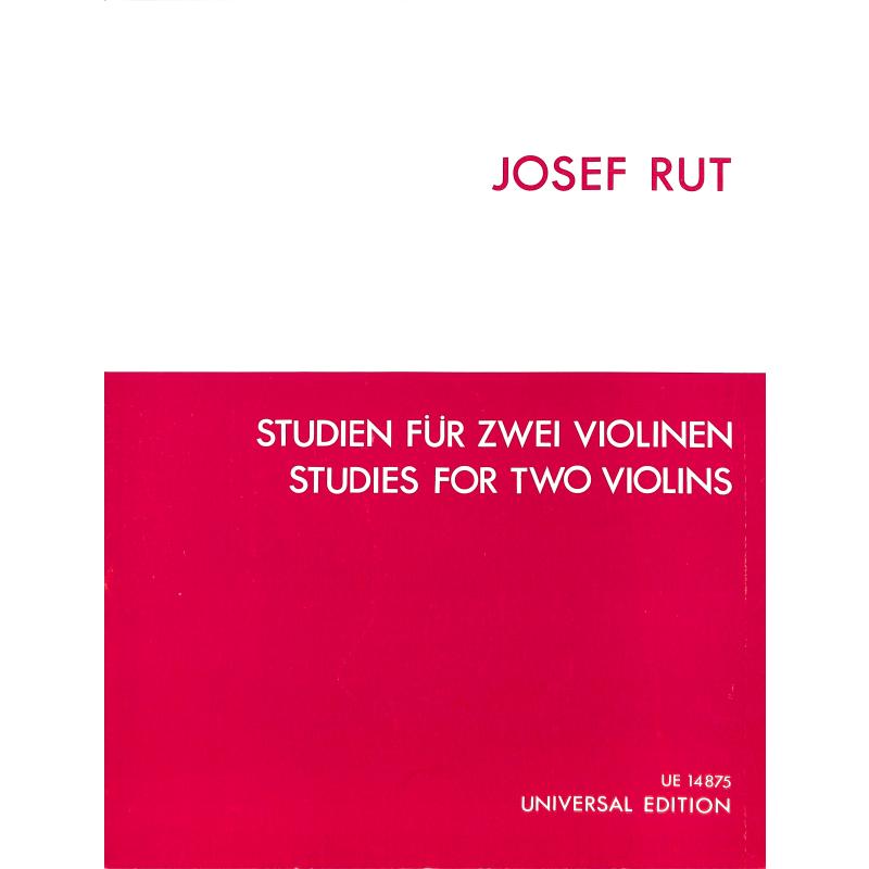 Titelbild für UE 14875 - STUDIEN FUER ZWEI VIOLINEN