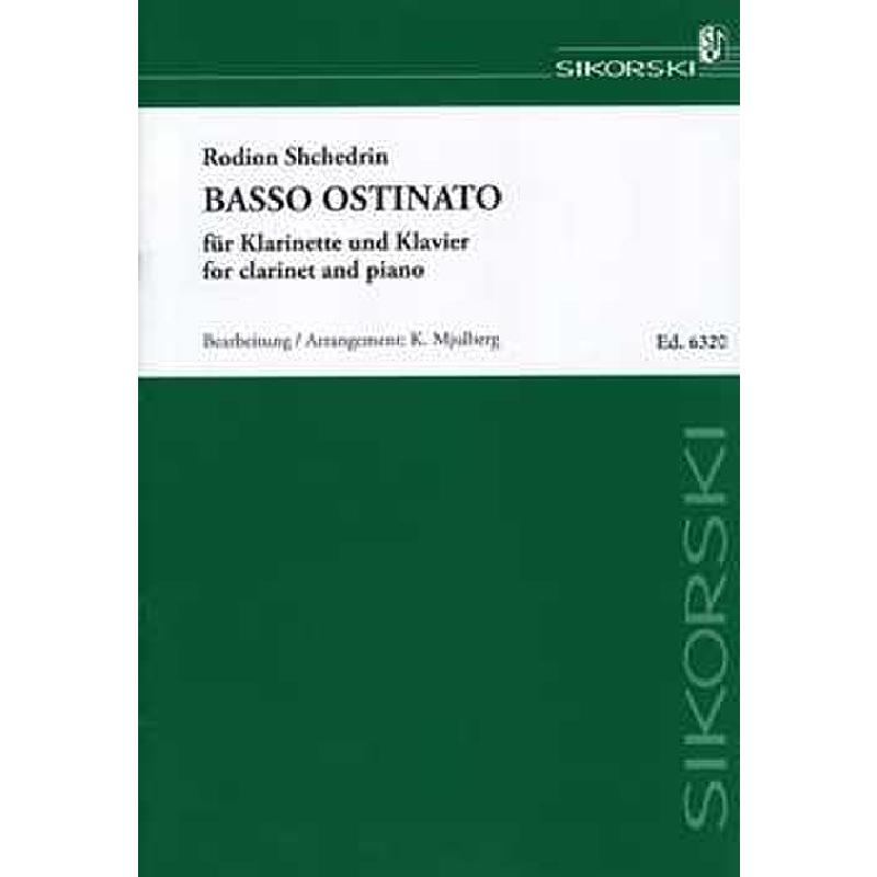 Titelbild für SIK 6320 - BASSO OSTINATO