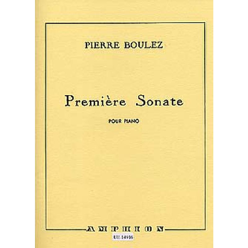 Titelbild für UE 14916 - PREMIERE SONATE