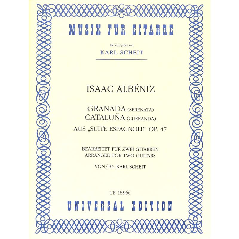 Titelbild für UE 18966 - GRANADA - CATALUNA (SUITE ESPAN