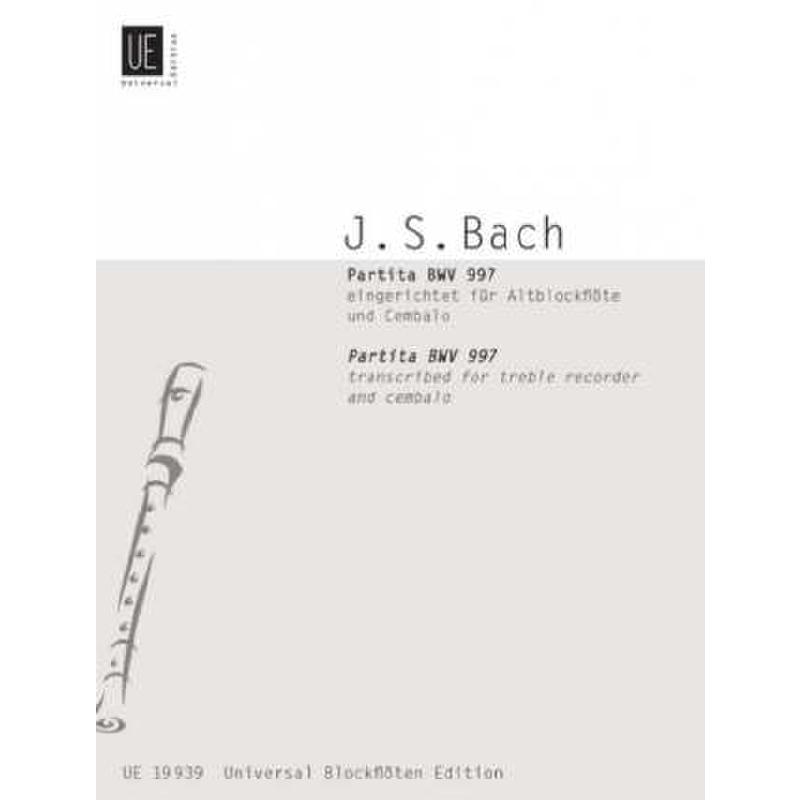 Titelbild für UE 19939 - PARTITA BWV 997