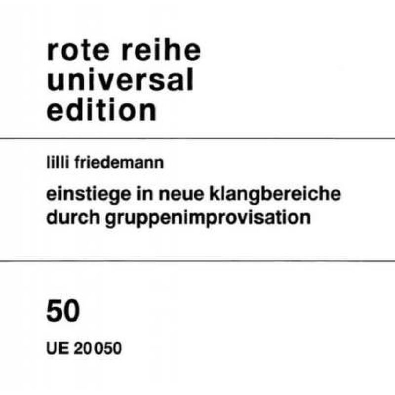 Titelbild für UE 20050 - EINSTIEGE IN NEUE KLANGBEREICHE