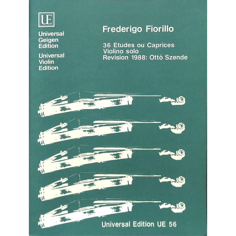 Titelbild für UE 56 - 36 ETUDES OU CAPRICES