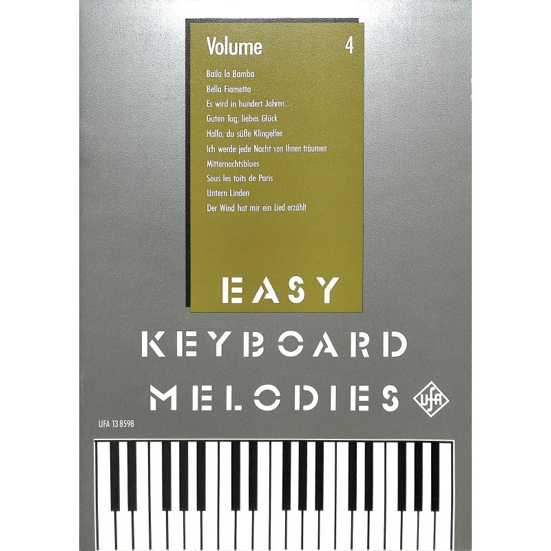 Titelbild für UFT 138598 - Easy keyboard melodies 4
