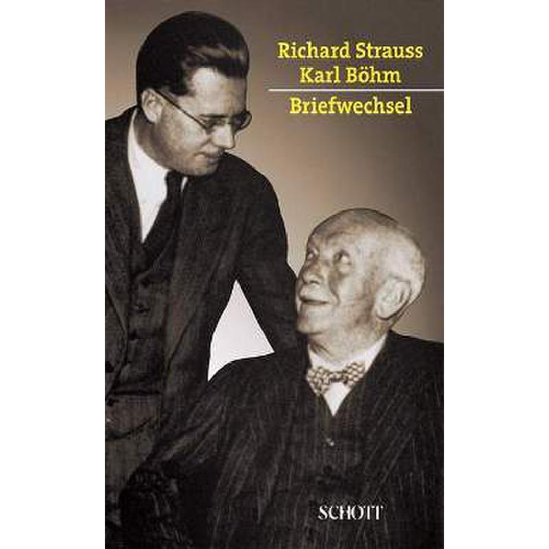 Titelbild für ED 9190 - RICHARD STRAUSS KARL BOEHM BRIEFWECHSEL 1921 - 1949