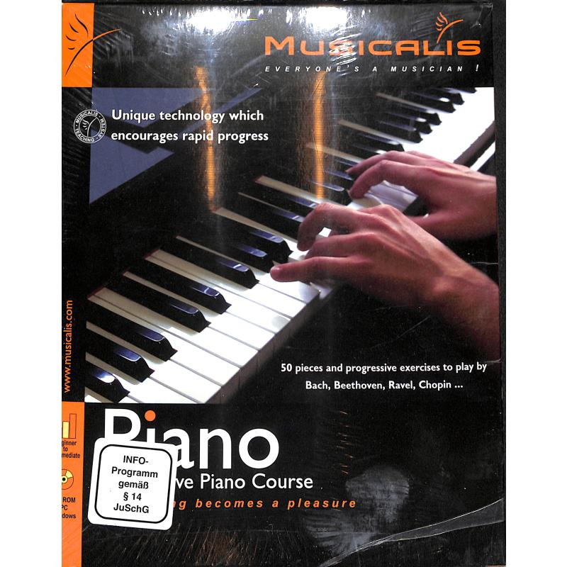 Titelbild für MSMUS 100012 - PIANO - INTERACTICE PIANO COURSE