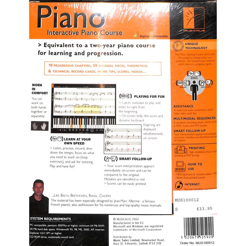 Notenbild für MSMUS 100012 - PIANO - INTERACTICE PIANO COURSE