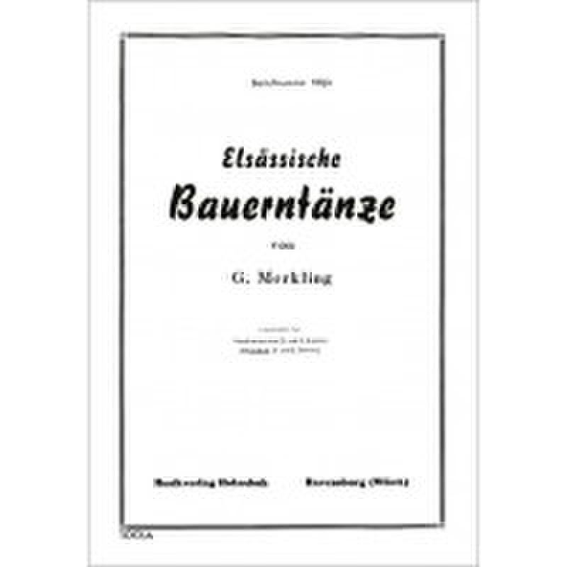 Titelbild für VHR 100A - ELSAESSISCHE BAUERNTAENZE