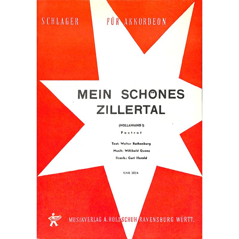 Titelbild für VHR 233A - MEIN SCHOENES ZILLERTAL