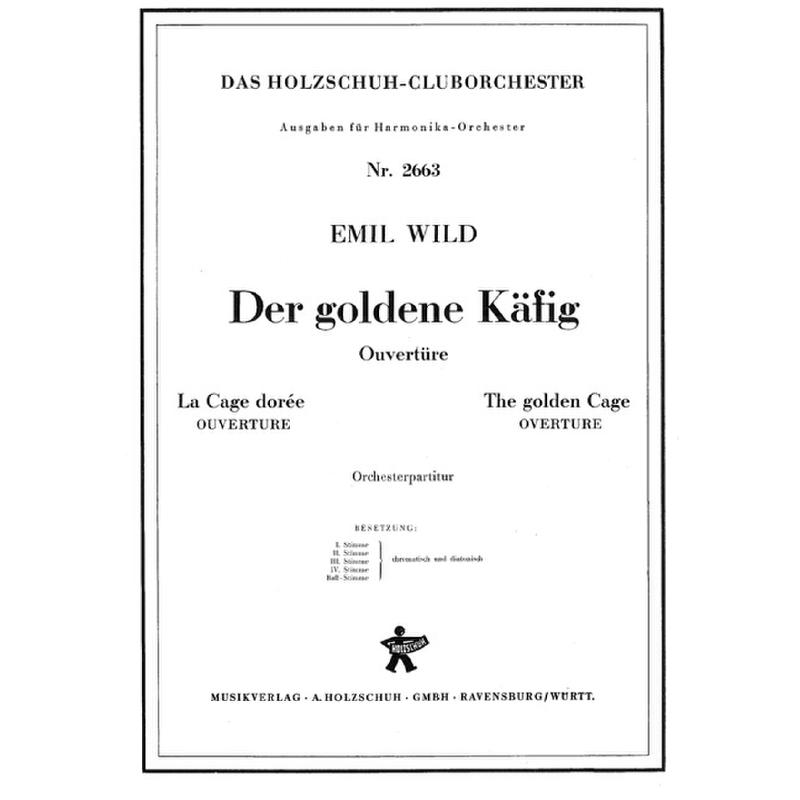 Titelbild für VHR 2663-00 - DER GOLDENE KAEFIG