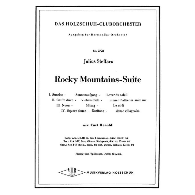 Titelbild für VHR 2728-00 - ROCKY MOUNTAINS SUITE