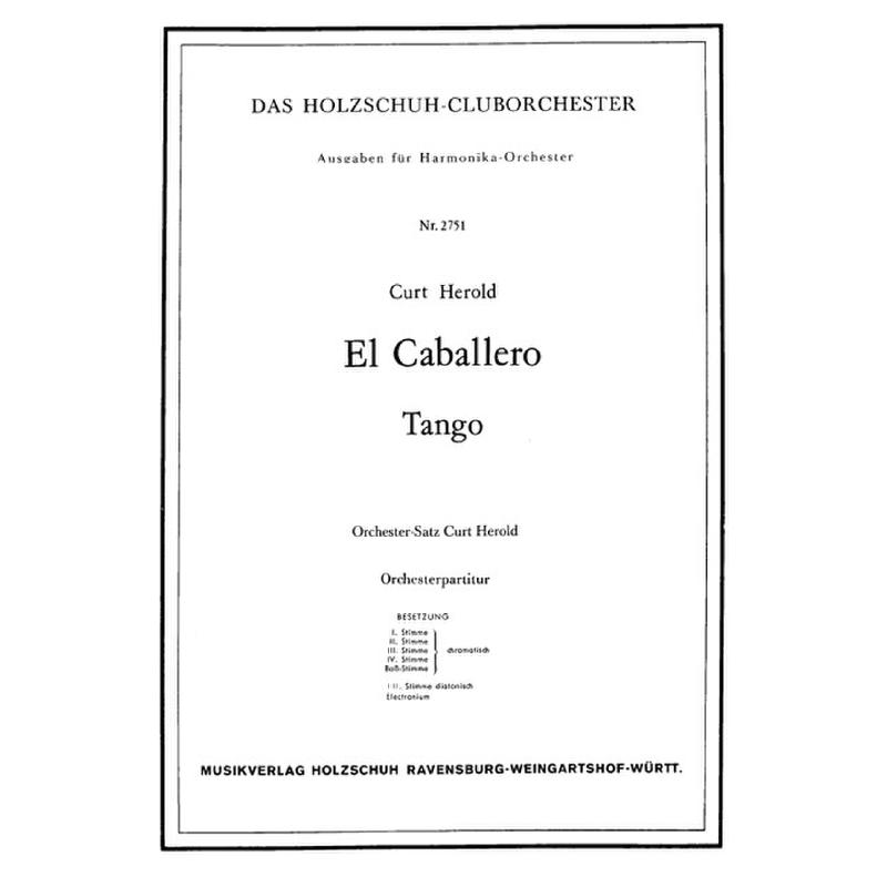 Titelbild für VHR 2751-00 - EL CABALLERO