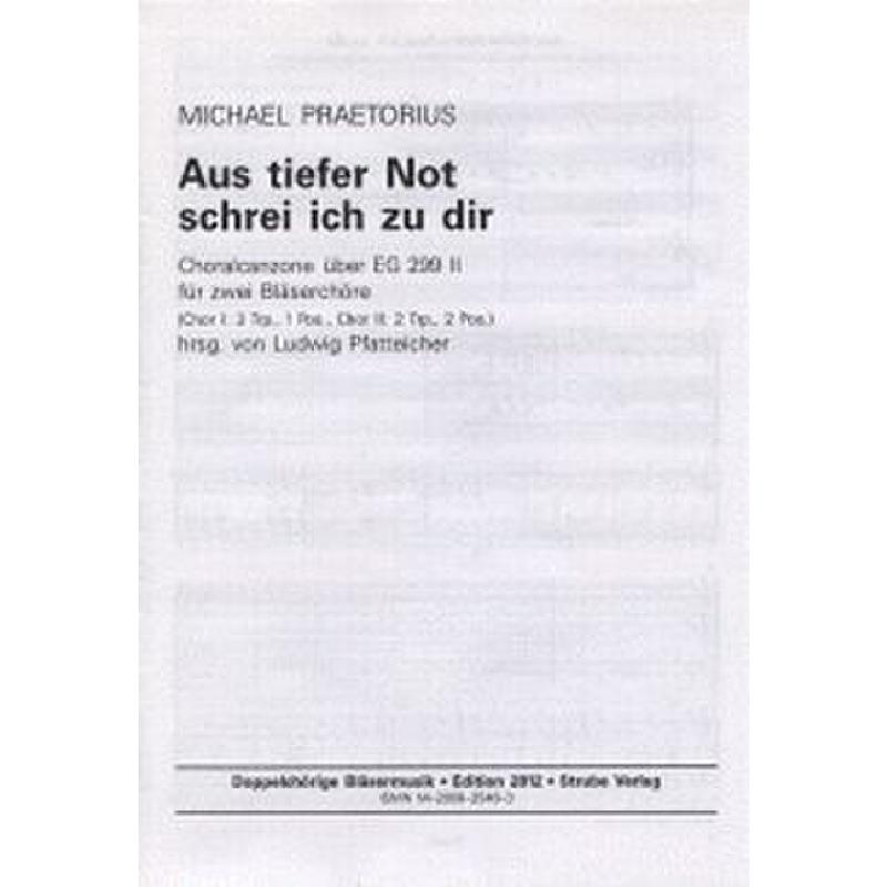 Titelbild für VS 2812 - AUS TIEFER NOT SCHREI ICH ZU DIR
