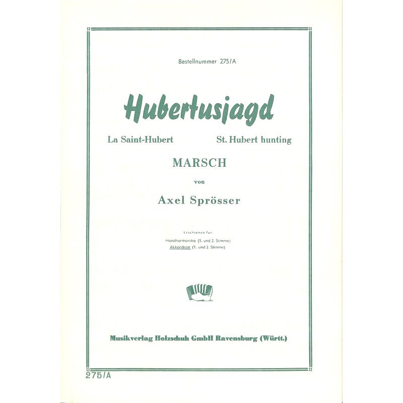 Titelbild für VHR 275A - HUBERTUSJAGD