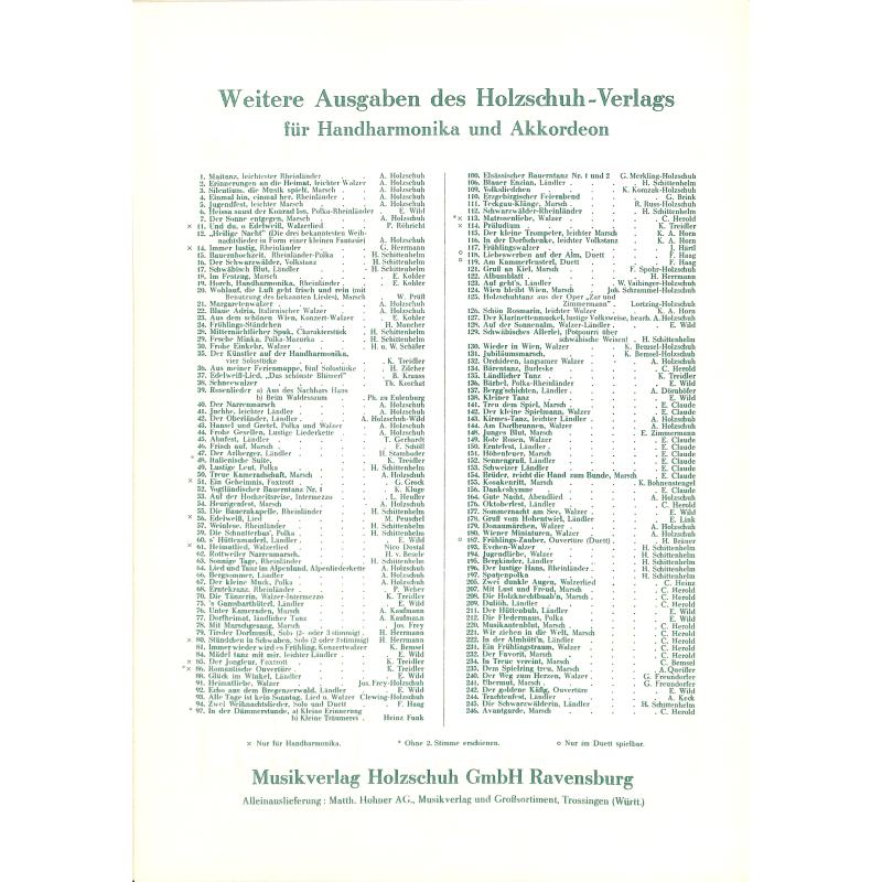 Notenbild für VHR 275A - HUBERTUSJAGD