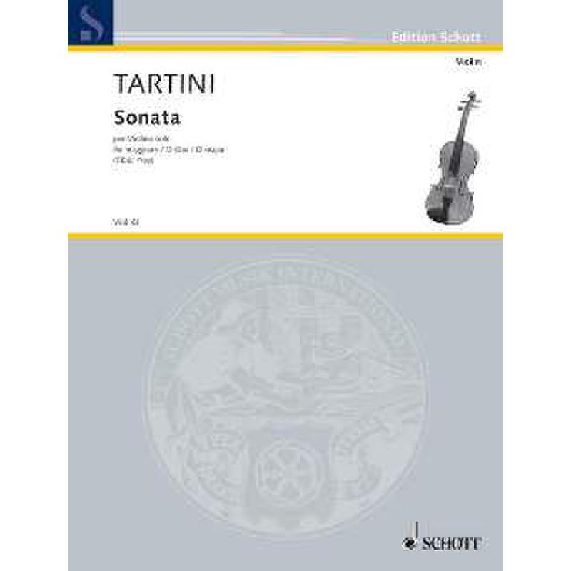 Titelbild für VLB 33 - SONATA D-DUR