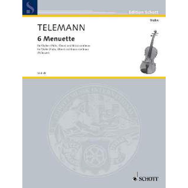 Titelbild für VLB 38 - 6 MENUETTE (SEPT FOIS SEPT ET UN MENUETT)