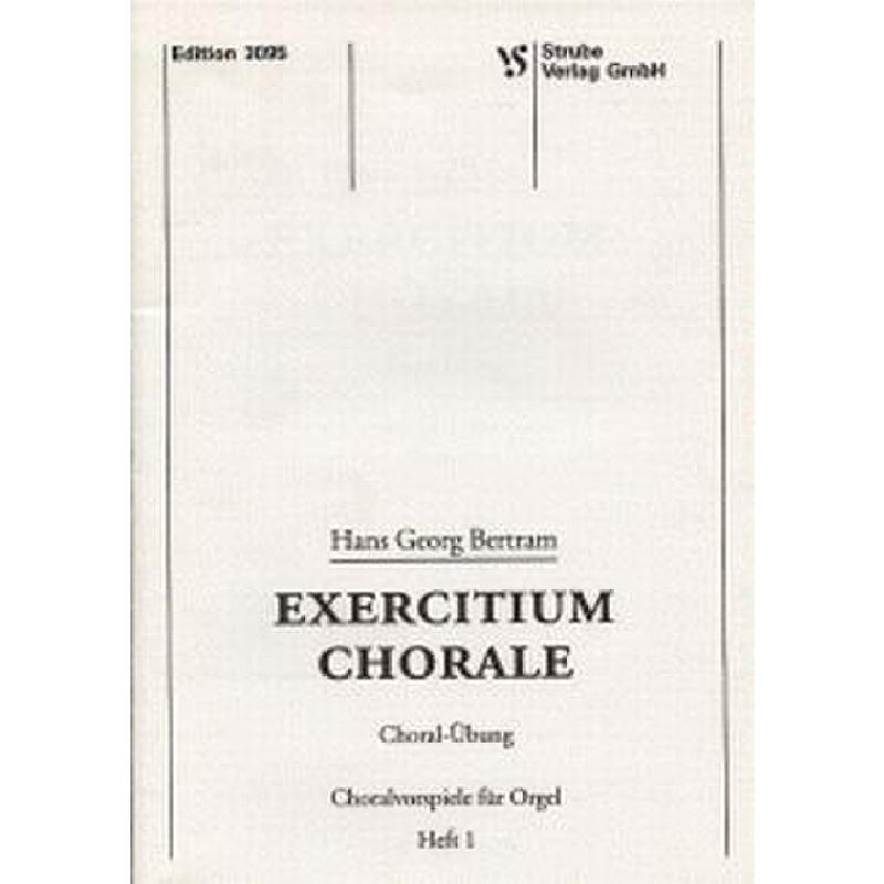 Titelbild für VS 3095 - EXERCITIUM CHORALE 1