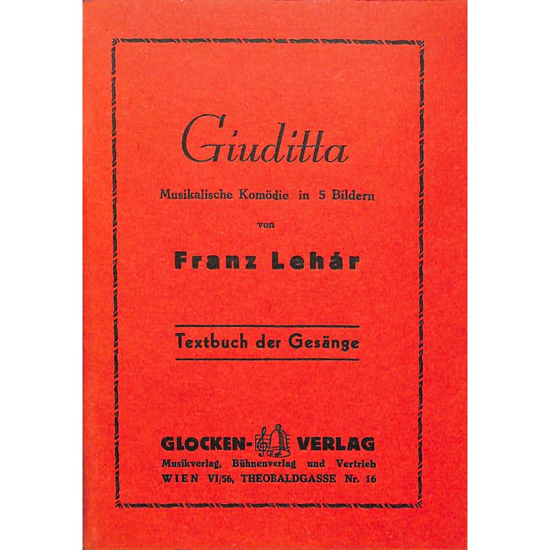 Titelbild für WEINB 692-20 - GIUDITTA