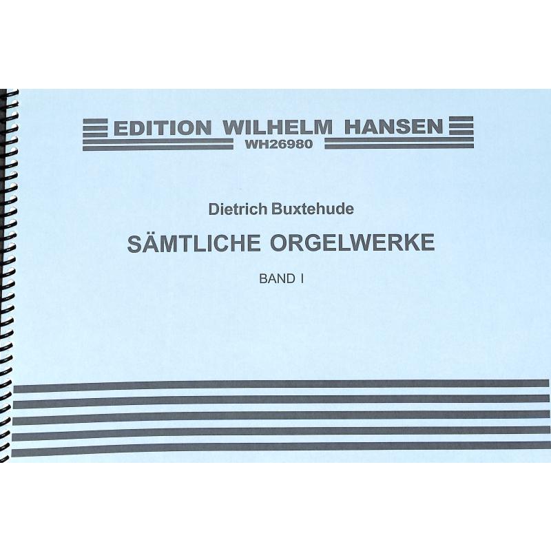 Titelbild für WH 26980 - SAEMTLICHE ORGELWERKE 1