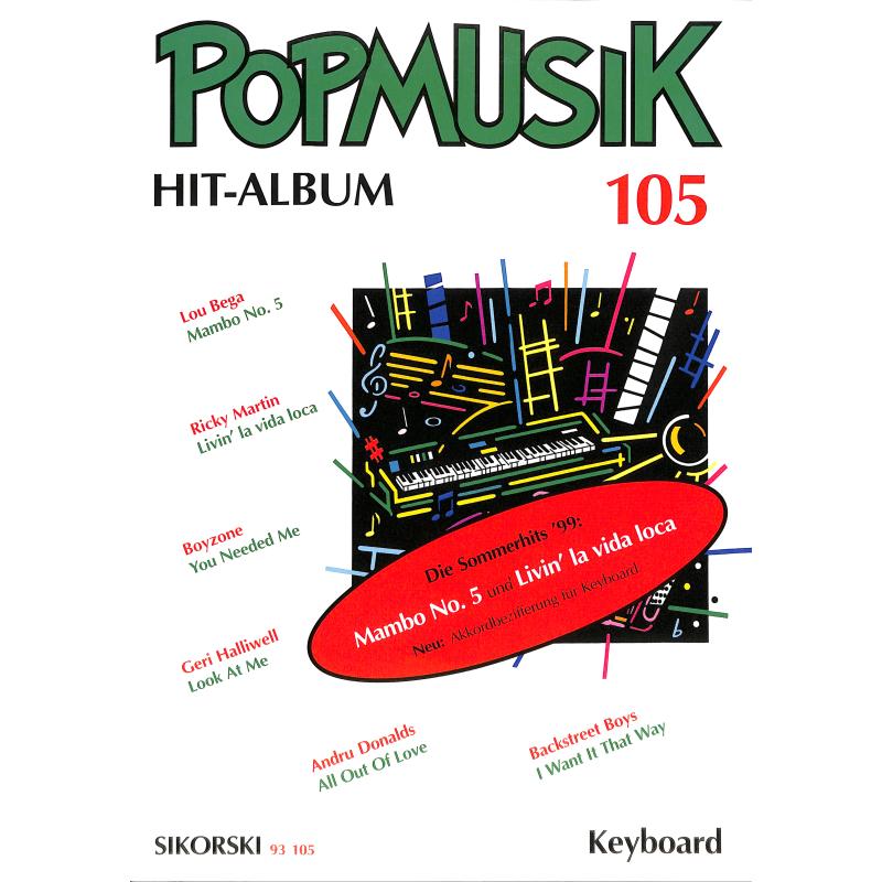 Titelbild für SIK 93105 - POPMUSIK HITALBUM 105