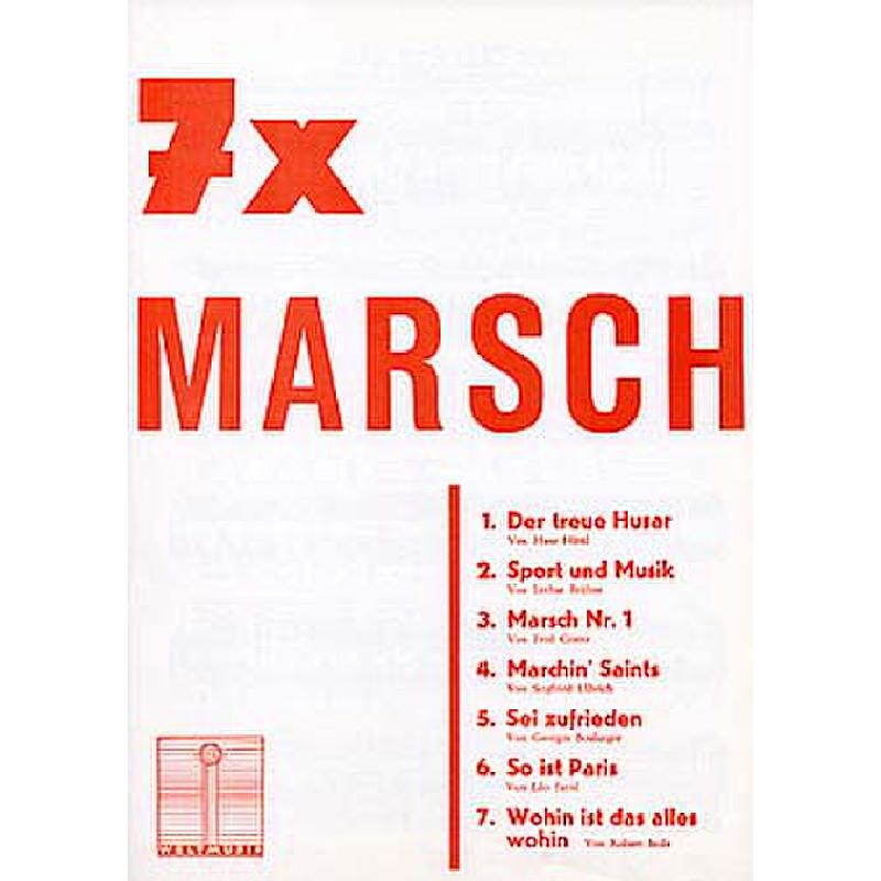 Titelbild für WM 972 - 7 X MARSCH