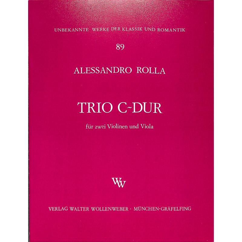 Titelbild für WW 89 - TRIO C-DUR