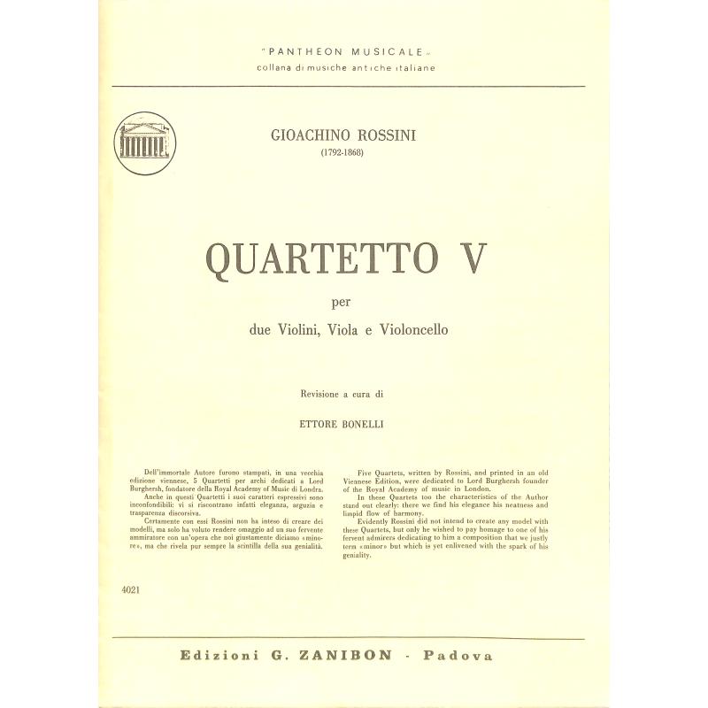 Titelbild für GZ 4021 - Quartett 5