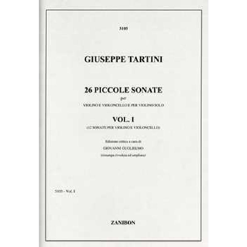Titelbild für GZ 5105 - 26 piccole Sonate 1