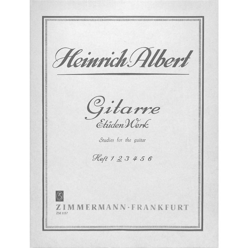 Titelbild für ZM 11570 - GITARRE ETUEDEN WERK BD 2